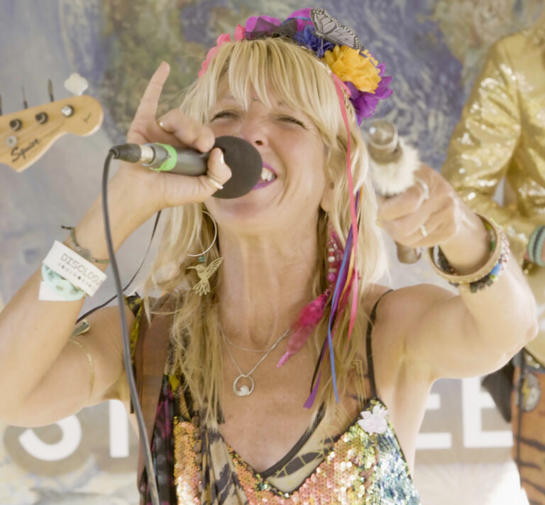 A portrait of Christa Galactica